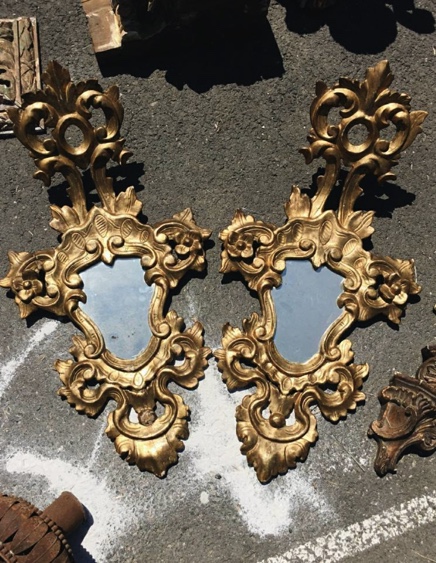 Twin venetian wedding mirror 1 Twin venetian wedding mirror